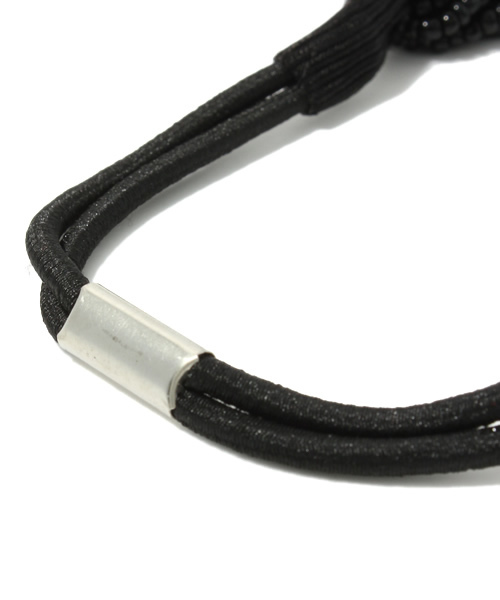 ROSE BUD（ローズバッド）の「(LL ACCESSORIES)3YJ009 BEADS HAIR BAND（ヘアバンド・レディース・ブラック/グレー/マルチ・ONE SIZE）」の4枚目の写真