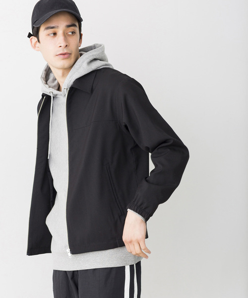WEGO(ウィゴー)の「WEGO/ストレッチスイングトップ(ブルゾン・メンズ・ブラック/ワイン/ライトグレー・SMALL/MEDIUM/LARGE)」の2枚目の写真