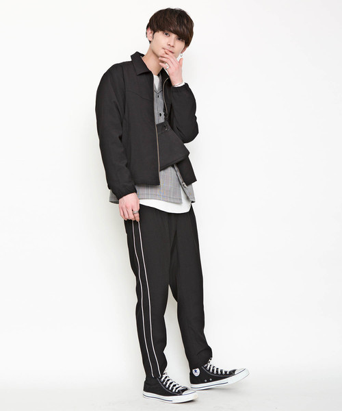WEGO(ウィゴー)の「WEGO/ストレッチスイングトップ(ブルゾン・メンズ・ブラック/ワイン/ライトグレー・SMALL/MEDIUM/LARGE)」の18枚目の写真