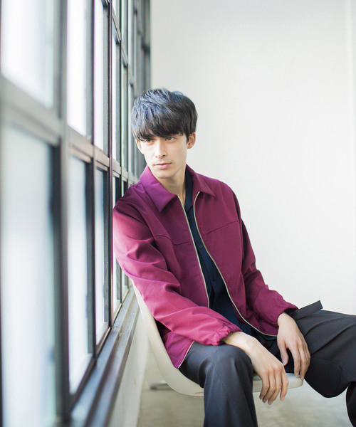 WEGO(ウィゴー)の「WEGO/ストレッチスイングトップ(ブルゾン・メンズ・ブラック/ワイン/ライトグレー・SMALL/MEDIUM/LARGE)」の10枚目の写真