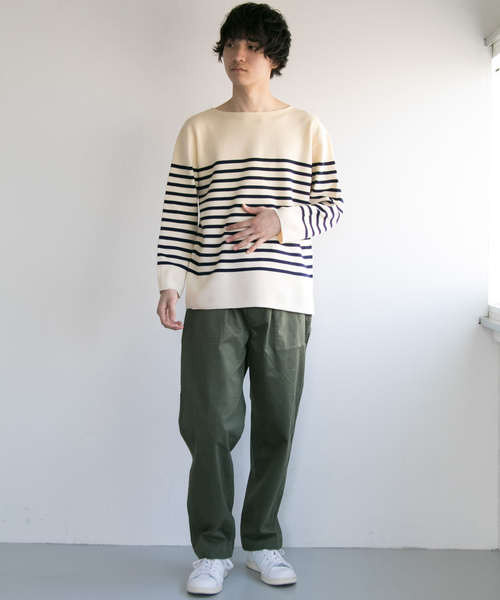 URBAN RESEARCH（アーバンリサーチ）の「ミラノリブバスクニット（ニット/セーター・メンズ・アイボリー/ホワイト系その他/ブルー/グリーン・LARGE/MEDIUM）」の7枚目の写真