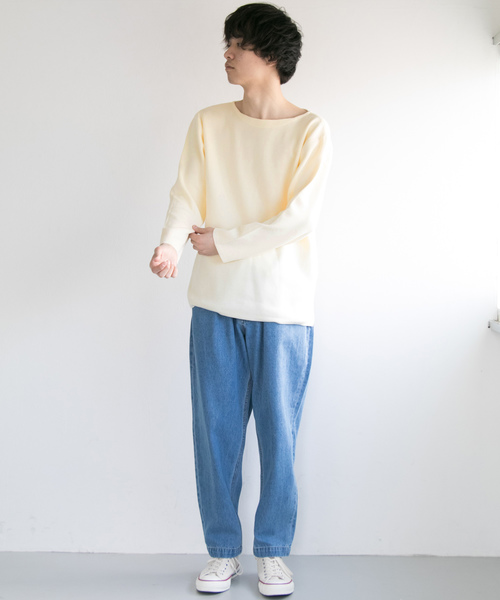 URBAN RESEARCH（アーバンリサーチ）の「ミラノリブバスクニット（ニット/セーター・メンズ・アイボリー/ホワイト系その他/ブルー/グリーン・LARGE/MEDIUM）」の17枚目の写真