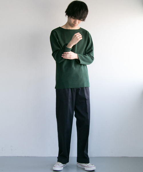 URBAN RESEARCH（アーバンリサーチ）の「ミラノリブバスクニット（ニット/セーター・メンズ・アイボリー/ホワイト系その他/ブルー/グリーン・LARGE/MEDIUM）」の19枚目の写真