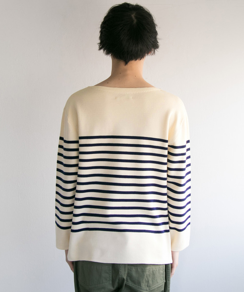 URBAN RESEARCH（アーバンリサーチ）の「ミラノリブバスクニット（ニット/セーター・メンズ・アイボリー/ホワイト系その他/ブルー/グリーン・LARGE/MEDIUM）」の8枚目の写真