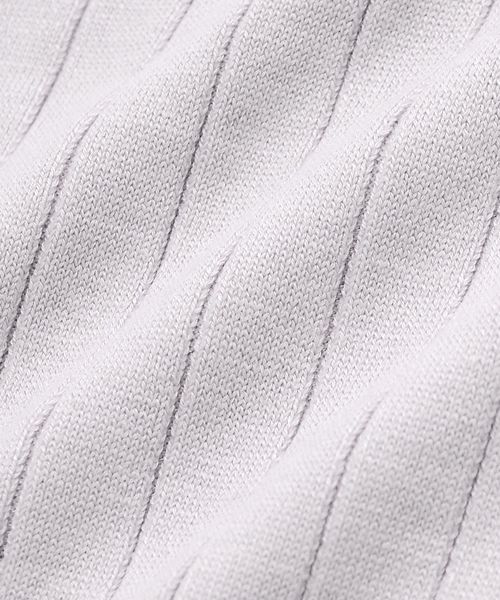 MAJESTIC LEGON（マジェスティックレゴン）の「後ろリボンVネックニット（ニット/セーター・レディース・ネイビー/ピンク/アイボリー/ラベンダー・MEDIUM）」の21枚目の写真