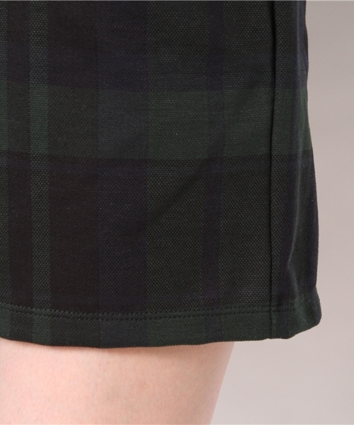 BEAMS GOLF チェック柄ワンピース L