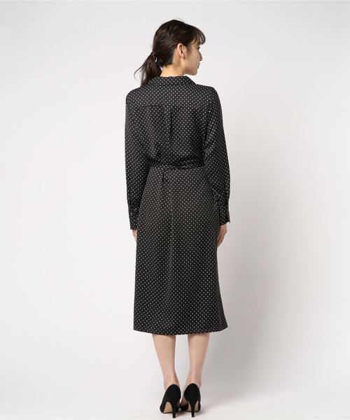 RIVE DROITE（リヴドロワ）の「フラワードットスキッパーワンピース（ワンピース・レディース・ブラック/イエロー・FREE）」の8枚目の写真