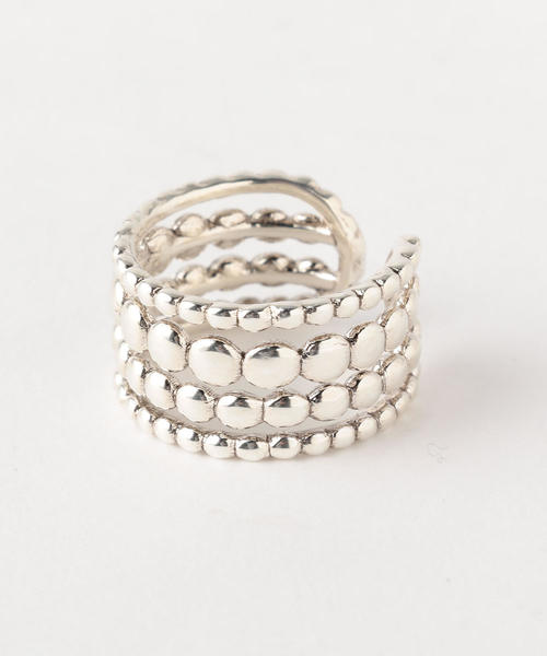 PHILIPPE AUDIBERT（フィリップ オーディベール）の「＜PHILIPPE AUDIBERT（フィリップオーディベール）＞GULIANシルバーカラーリング（リング・レディース・シルバー・FREE）」の3枚目の写真