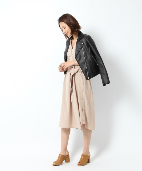 laboratory work（ラボラトリーワーク）の「ケープラグランスリーブワンピース（ワンピース・レディース・グレー/ベージュ/ネイビー・MEDIUM）」の16枚目の写真