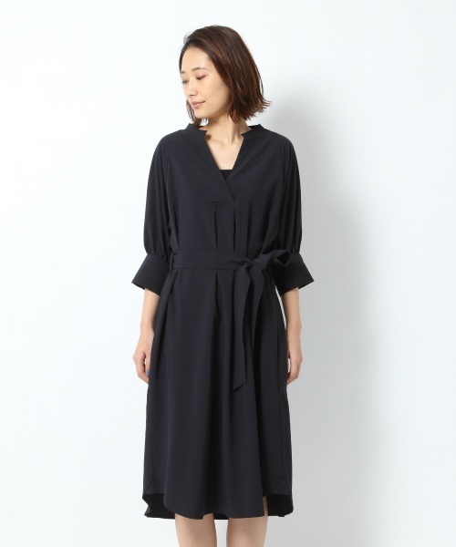 laboratory work（ラボラトリーワーク）の「ケープラグランスリーブワンピース（ワンピース・レディース・グレー/ベージュ/ネイビー・MEDIUM）」の15枚目の写真