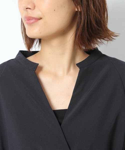 laboratory work（ラボラトリーワーク）の「ケープラグランスリーブワンピース（ワンピース・レディース・グレー/ベージュ/ネイビー・MEDIUM）」の12枚目の写真