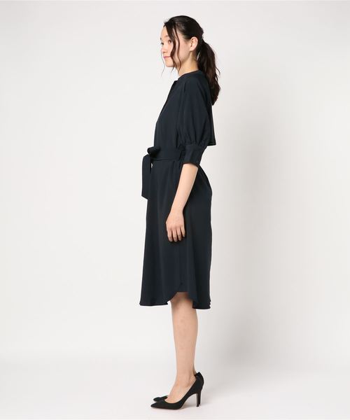 laboratory work（ラボラトリーワーク）の「ケープラグランスリーブワンピース（ワンピース・レディース・グレー/ベージュ/ネイビー・MEDIUM）」の5枚目の写真