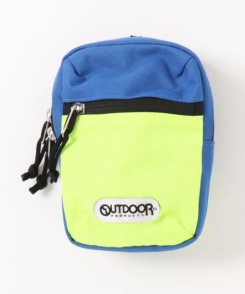 OUTDOOR PRODUCTS（アウトドアプロダクツ）の「カラビナ付きポーチ（ポーチ・メンズ・ブラック/レッド/カーキ/ブルー/ネイビー/イエロー/ミント・FREE）」の6枚目の写真