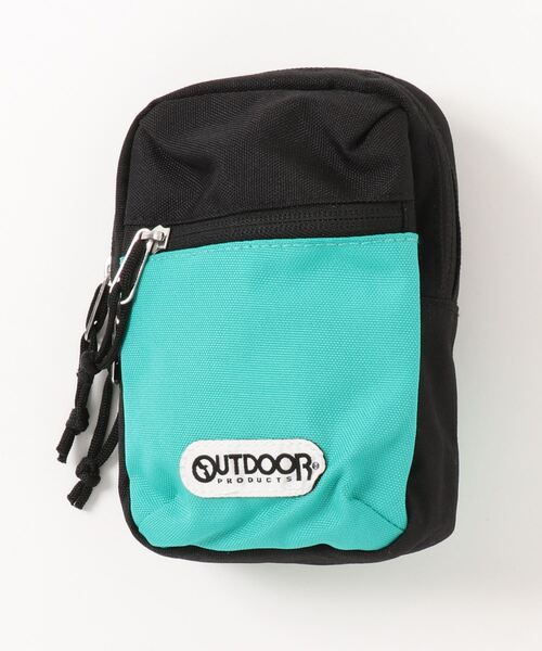 OUTDOOR PRODUCTS（アウトドアプロダクツ）の「カラビナ付きポーチ（ポーチ・メンズ・ブラック/レッド/カーキ/ブルー/ネイビー/イエロー/ミント・FREE）」の4枚目の写真