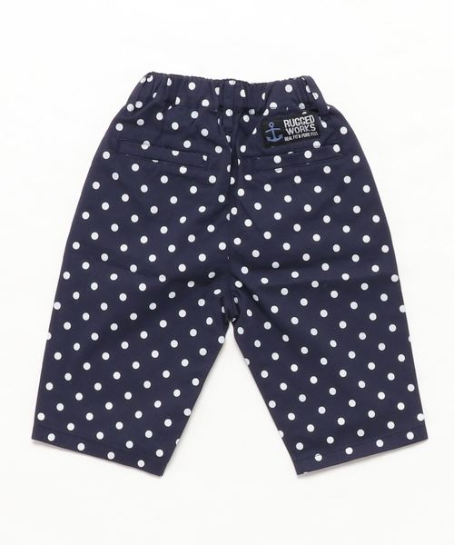 RUGGEDWORKS(ラゲッドワークス)の「総柄ワイドパンツ(その他パンツ・キッズ・ネイビー/ブルー・110cm/90cm/140cm/120cm/100cm/80cm/130cm)」の3枚目の写真