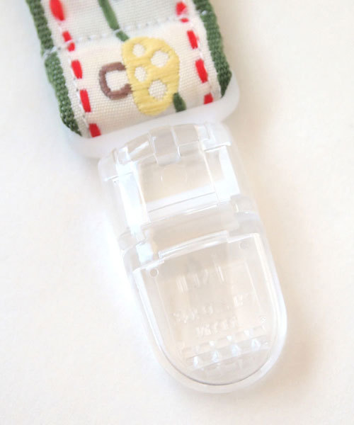 Hoppetta（ホッペッタ）の「【Hoppetta(ホッペッタ)】 マルチクリップ2本セット（その他ベビー用品・キッズ・ホワイト×グリーン・ONE SIZE）」の2枚目の写真