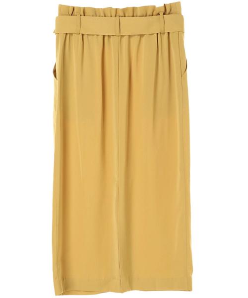 YECCA VECCA(イェッカヴェッカ)の「・ベルトナロースカート(スカート・レディース・ブラック/イエロー/カーキ/ネイビー・FREE)」の10枚目の写真