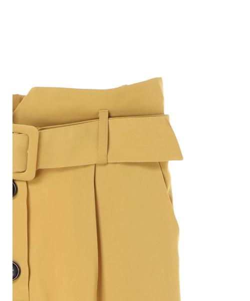 YECCA VECCA(イェッカヴェッカ)の「・ベルトナロースカート(スカート・レディース・ブラック/イエロー/カーキ/ネイビー・FREE)」の12枚目の写真