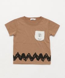 PEANUTS | ・チャーリー・ブラウンポケット半袖Tシャツ(Tシャツ/カットソー)