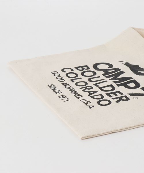 BENCH'S SELECT(ベンチセレクト)の「CAMP7 CANVAS SACOCHE B/キャンプセブン キャンバスサコッシュ(ショルダーバッグ・メンズ・ホワイト×レッド/ホワイト×ブラック・FREE)」の4枚目の写真