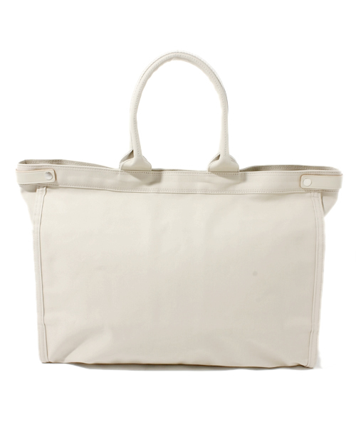 PORTER（ポーター）の「PORTER GIRL NAKED TOTE BAG LARGE <B印 YOSHIDA SELECT>（トートバッグ・メンズ・ベージュ/レッド/ネイビー・ONE SIZE）」の6枚目の写真