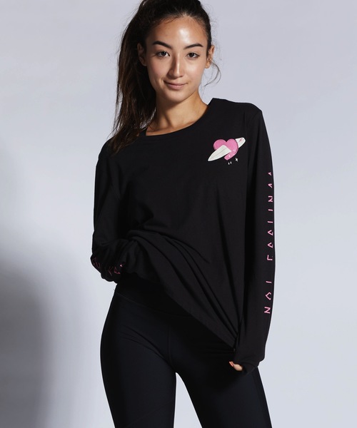 Hurley (ハーレー)の「W CATCH FEELINGS PERF TEE LS(Tシャツ/カットソー・レディース・ホワイト/ブラック/イエロー・SMALL/X-SMALL)」の3枚目の写真
