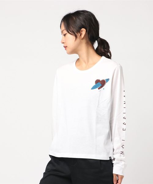 Hurley (ハーレー)の「W CATCH FEELINGS PERF TEE LS(Tシャツ/カットソー・レディース・ホワイト/ブラック/イエロー・SMALL/X-SMALL)」の6枚目の写真