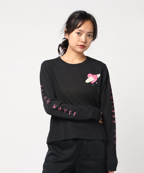 Hurley (ハーレー)の「W CATCH FEELINGS PERF TEE LS(Tシャツ/カットソー・レディース・ホワイト/ブラック/イエロー・SMALL/X-SMALL)」の5枚目の写真