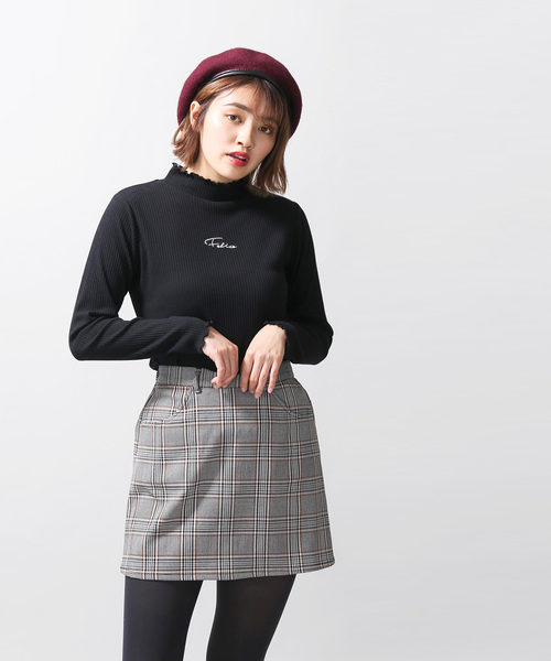 WEGO（ウィゴー）の「WEGO/チェックタイトミニスカート（スカート・レディース・ブラック系その他2/グレー系その他2/ブラウン系その他2/パープル系その他2/イエロー系その他3・FREE）」の15枚目の写真