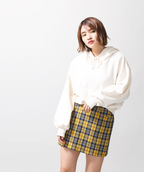 WEGO（ウィゴー）の「WEGO/チェックタイトミニスカート（スカート・レディース・ブラック系その他2/グレー系その他2/ブラウン系その他2/パープル系その他2/イエロー系その他3・FREE）」の18枚目の写真