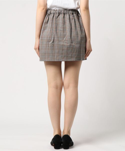 WEGO（ウィゴー）の「WEGO/チェックタイトミニスカート（スカート・レディース・ブラック系その他2/グレー系その他2/ブラウン系その他2/パープル系その他2/イエロー系その他3・FREE）」の7枚目の写真