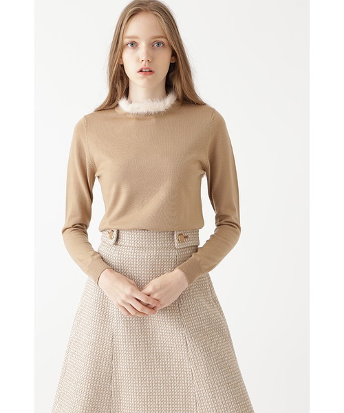JILL STUART（ジルスチュアート）の「リナミンクニット（ニット