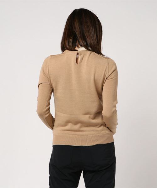 JILL STUART（ジルスチュアート）の「リナミンクニット（ニット/セーター・レディース・ベージュ/ネイビー/グレー・FREE）」の12枚目の写真