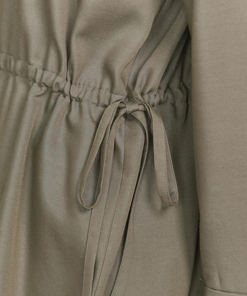 BEAUTY&YOUTH UNITED ARROWS（ビューティーアンドユースユナイテッドアローズ）の「BY ウエストギャザーオーバーシャツ о（シャツ/ブラウス・レディース・ホワイト/オリーブ・FREE）」の9枚目の写真