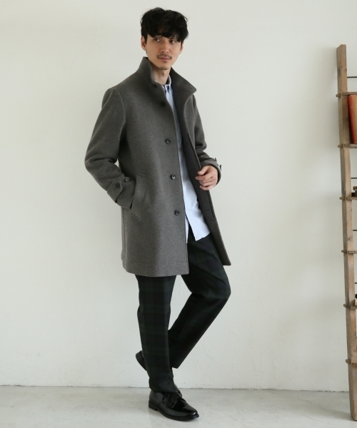 GLOBAL WORK(グローバルワーク)の「ケープメリノスタンドコート/792250(その他アウター・メンズ・ブラウン/グレー/ダークブルー・SMALL/MEDIUM/LARGE/X-LARGE)」の19枚目の写真