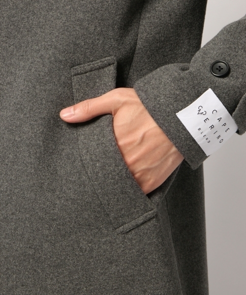 GLOBAL WORK(グローバルワーク)の「ケープメリノスタンドコート/792250(その他アウター・メンズ・ブラウン/グレー/ダークブルー・SMALL/MEDIUM/LARGE/X-LARGE)」の12枚目の写真
