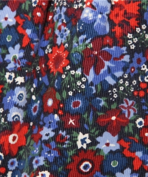 BEAMS LIGHTS Women's（ビームスライツ ウィメンズ）の「□BEAMS LIGHTS / リバティプリント 細コールパンツ（その他パンツ・レディース・オレンジ/ネイビー・36/38）」の11枚目の写真