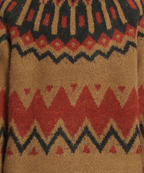 niko and...（ニコアンド）の「ノルディックニットプルオーバー（ニット/セーター・メンズ・ブラック/キャメル/ネイビー・MEDIUM/LARGE）」の15枚目の写真