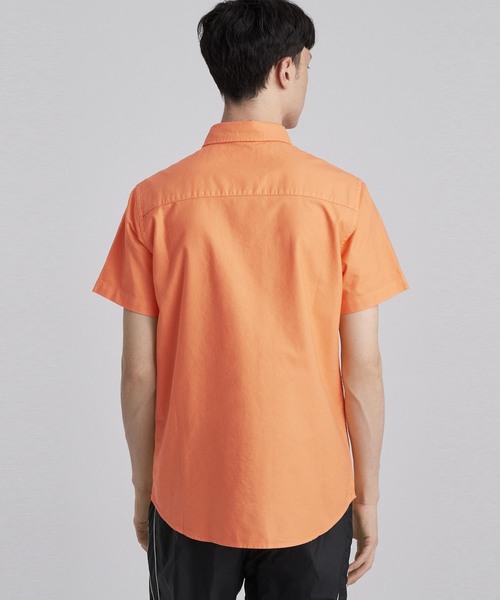 Saturdays NYC（サタデーズ ニューヨークシティ ）の「Esquina Oxford Short Sleeve Shirt（シャツ/ブラウス・メンズ・オレンジ・M/L/XL/XS/S）」の4枚目の写真