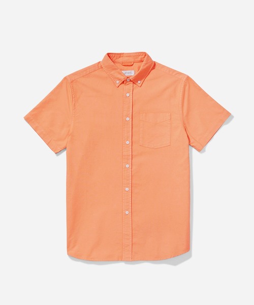 Saturdays NYC（サタデーズ ニューヨークシティ ）の「Esquina Oxford Short Sleeve Shirt（シャツ/ブラウス・メンズ・オレンジ・M/L/XL/XS/S）」の6枚目の写真