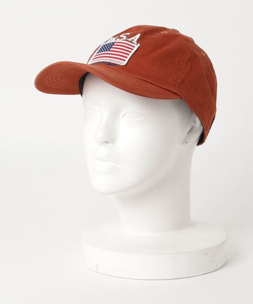 Dickies（ディッキーズ）の「Dickies　Flag Patch Low Cap（キャップ・レディース・ベージュ/レッド/インディゴブルー・ONE SIZE）」の7枚目の写真