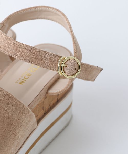 one after another NICE CLAUP（ワンアフターアナザーナイスクラップ）の「ライン入り厚底サンダル（サンダル・レディース・ブラック・SMALL/MEDIUM/LARGE）」の10枚目の写真