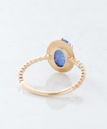 NOIR DE POUPEE 9号 ゴールド ダイヤ タンザナイト NOIR DE POUPEE（ノワールドプーペ）の「K10 タンザナイト オーバル