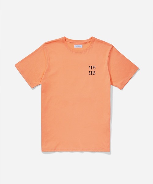 Saturdays NYC（サタデーズ ニューヨークシティ ）の「Blackletter Stack T-Shirt（Tシャツ/カットソー・メンズ・ホワイト/オレンジ/ネイビー・M/S/L/X-LARGE/X-SMALL）」の12枚目の写真