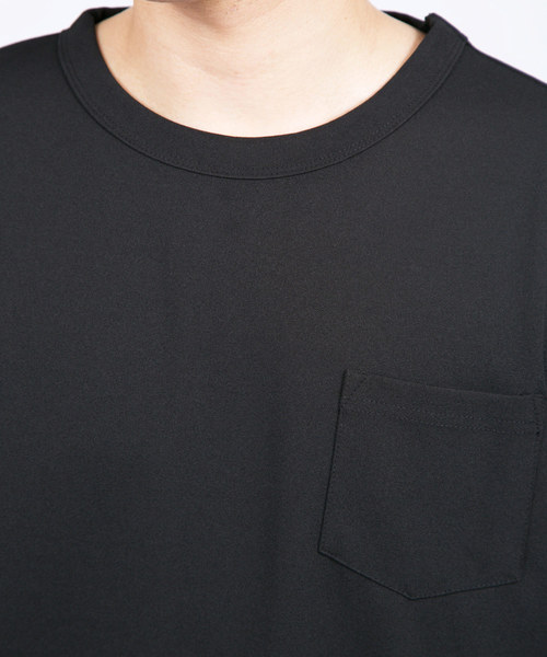 Bling Leads(ブリングリーズ)の「Bling Leads/梨地BIGクルーネックTシャツ(Tシャツ/カットソー・メンズ・ホワイト/ブラック/ベージュ/ネイビー/チャコールグレー/ブラウン/グレイッシュベージュ/ブルー・MEDIUM/LARGE)」の12枚目の写真
