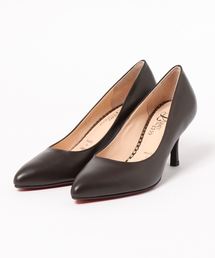 Limit till 2359 リミットティル2359 ヒール7cm ポインテッドトゥオールウェザースムースレザーパンプス