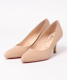 Limit till 2359 リミットティル2359 ヒール7cm ポインテッドトゥオールウェザースムースレザーパンプス