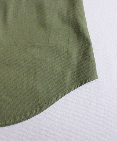 BEAUTY&YOUTH UNITED ARROWS(ビューティーアンドユースユナイテッドアローズ)の「BYBC ∵ツイルダイミリタリーシャツ ◆(シャツ/ブラウス・レディース・オフホワイト/ベージュ/オリーブ・FREE)」の7枚目の写真