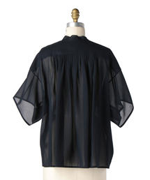 DRAWER｜ドゥロワー ボウタイ ショートスリーブブラウス