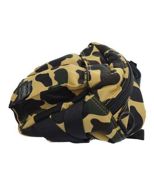 値段交渉可A BATHING APE PORTER カモフラ　ウエストポーチ PORTER×A BATHING APE/ポーター×アベイシングエイプ】ウエスト